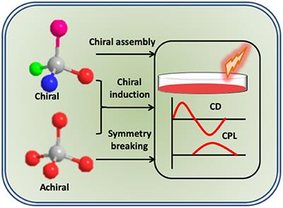 Template Assisted Generation of Chiral Luminescence in Organic Fluorophores